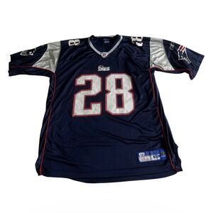 Corey Dillon #28 New England Patriots NFL Authentic Reebok Jersey Men's XL
